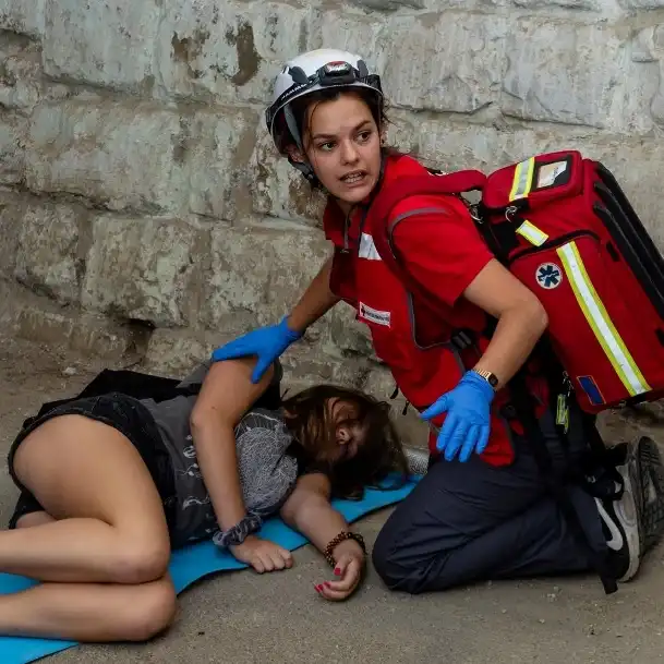 Annuncio della Croce Rossa del Buiese in occasione della Giornata mondiale del primo soccorso