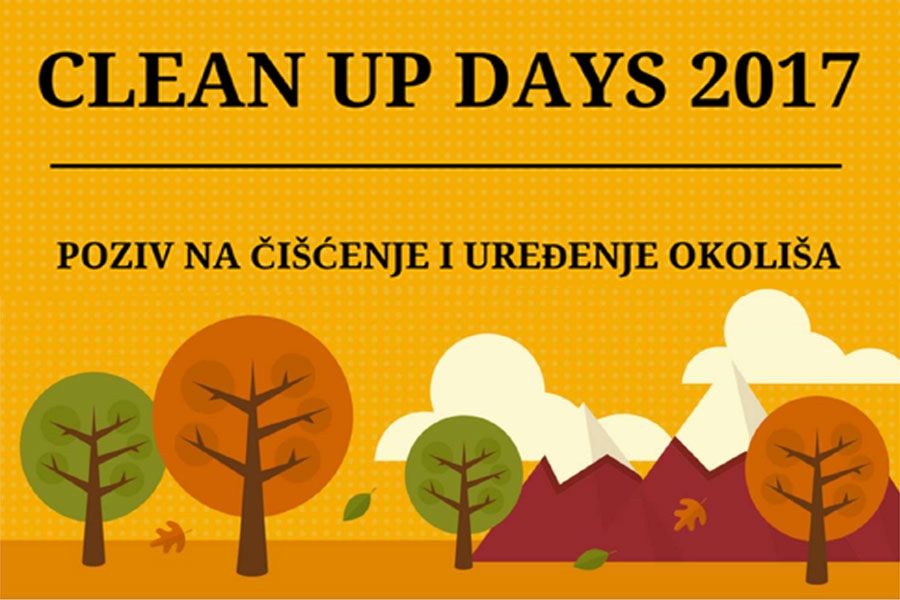 CLEAN UP DAYS – Poziv na čišćenje i uređenje okoliša