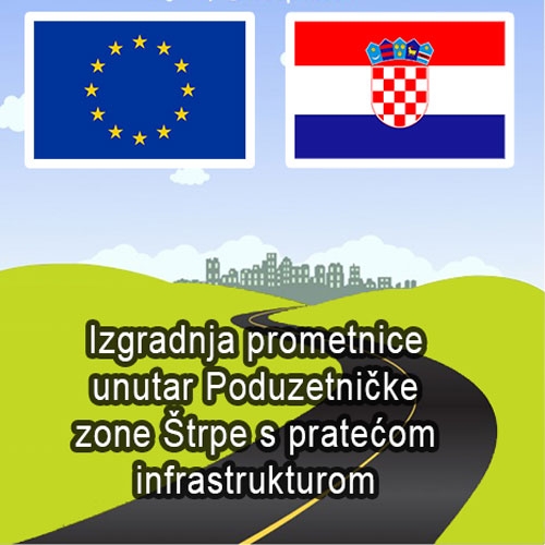 Izgradnjom prometnice i infrastrukture do pokretanja Poduzetničke zone Štrpe
