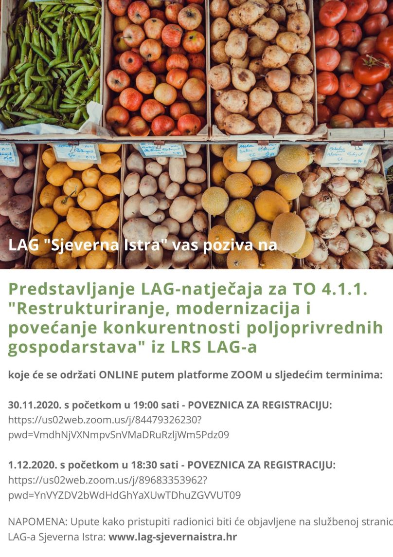 Presentazione del bando GAL „Ristrutturazione, modernizzazione e aumento della competitività delle aziende agricole“