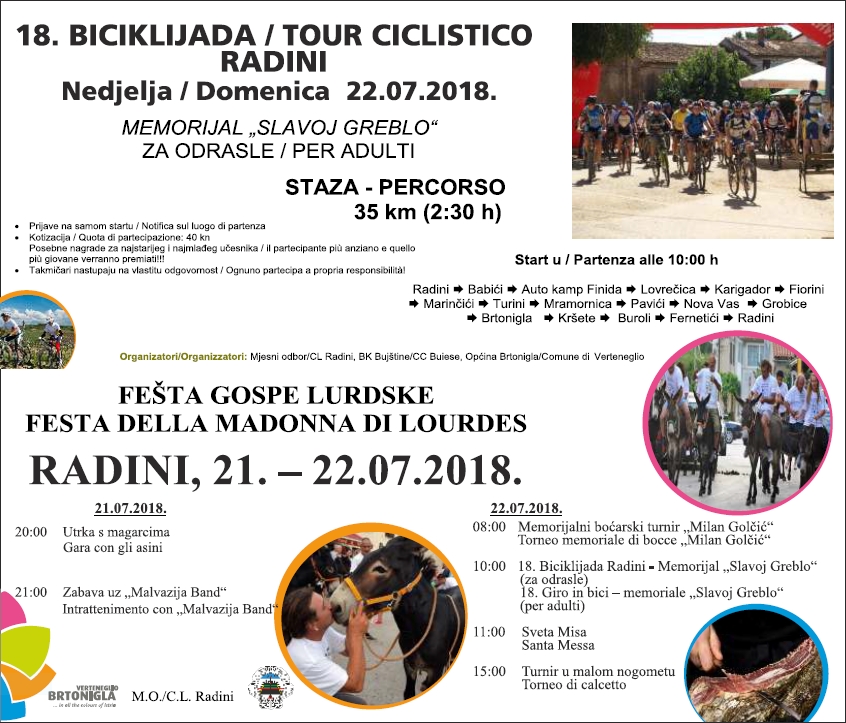 Fešta Gospe Lurdske u Radinima