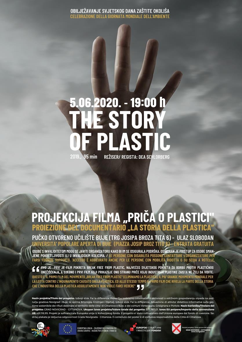 Film documentario „Storia della plastica“ in occasione della Giornata mondiale dell'ambiente